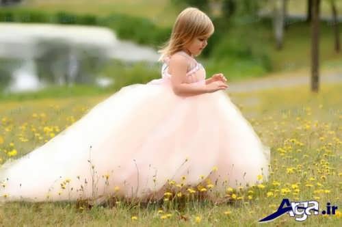 مدل لباس عروس زیبا و جدید برای دختر بچه ها 
