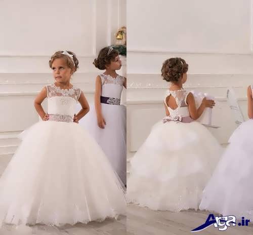 انواع مدل های جدید لباس عروس کودک 