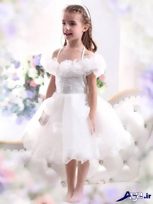 مدل لباس عروس شیک و مدرن برای کودکان 