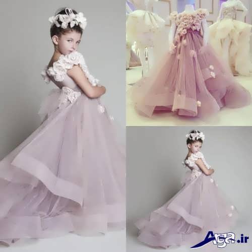 لباس عروس کودک با طرح فانتزی 