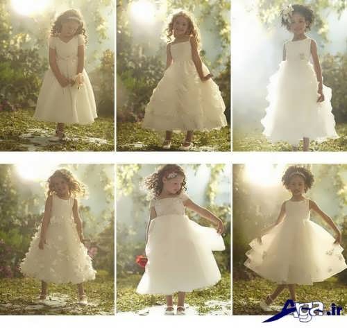 مدل های متنوع و زیبا لباس عروس برای کودکان 