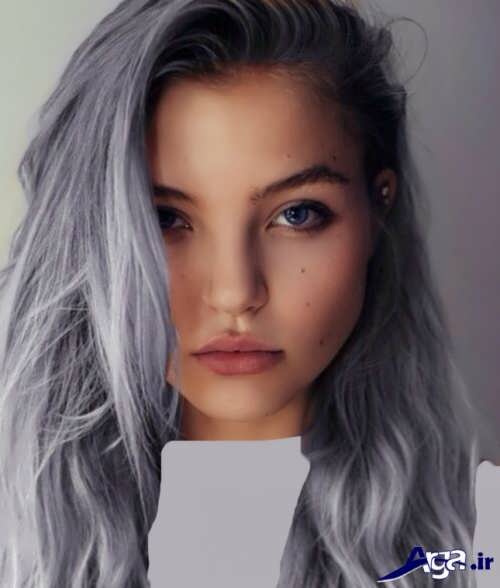 مدل رنگ موی خاکستری 