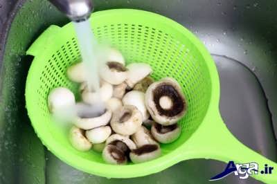 شستن قارچ 