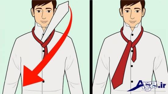 آموزش بستن کراوات به صورت گره ویندسور 
