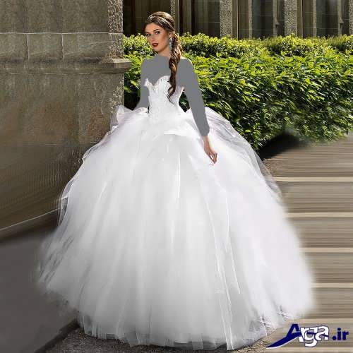 مدل لباس عروس با طرحی تفاوت 