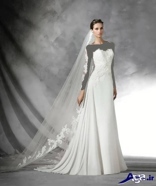 لباس عروس اروپایی زیبا و شیک 