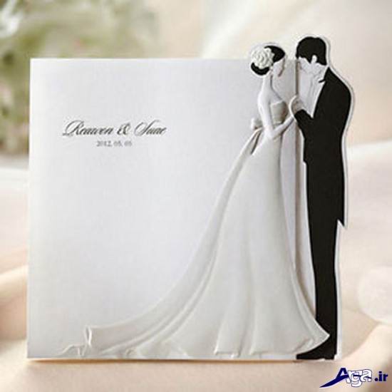 مدل کارت عروسی با طرح عروس و داماد