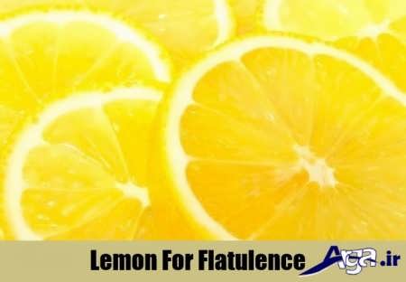 لیمو برای درمان و رفع نفخ معده