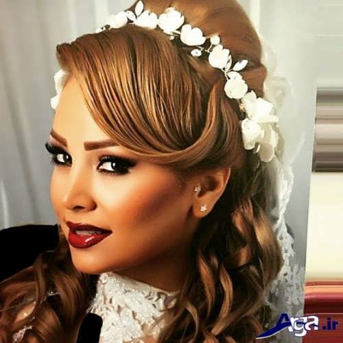 مدل موی باز عروس ایرانی 