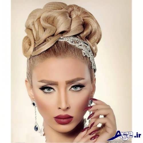 مدل شینیون عروس ایرانی 