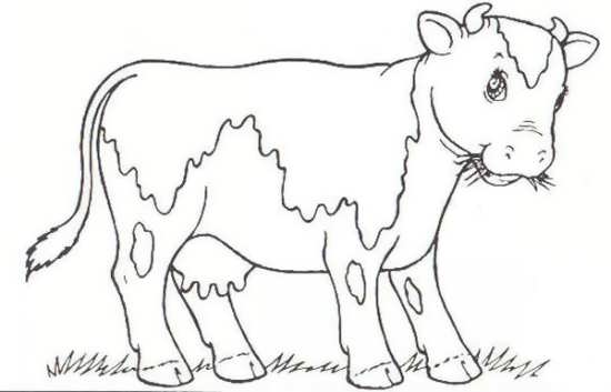 نقاشی گاوهای علف خور