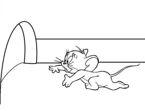 نقاشی موش در تام و جری