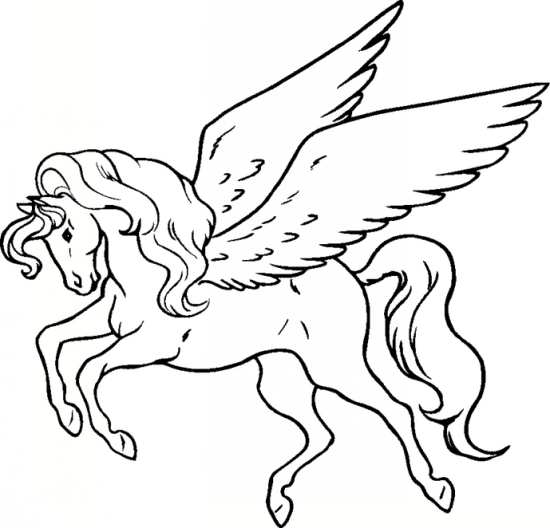 نقاشی از اسب بالدار