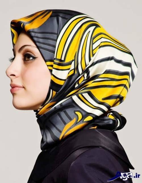 مدل بستن روسری به شیوه لبنانی 