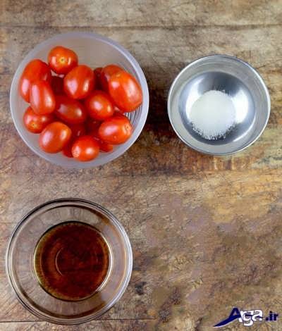 مواد لازم برای تهیه ترشی گوجه فرنگی 