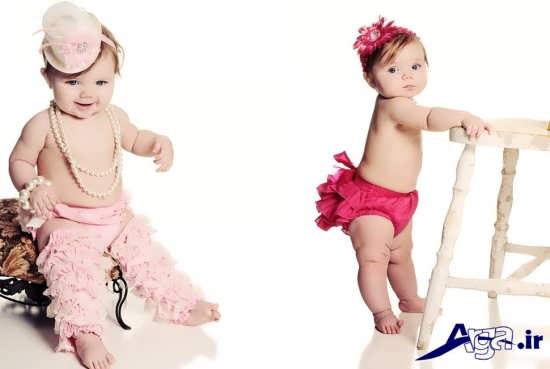 مدل های ژست برای عکس نوزاد 
