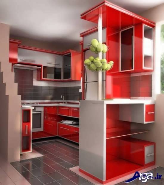 مدل کابینت مدرن برای آشپزخانه های کوچک 