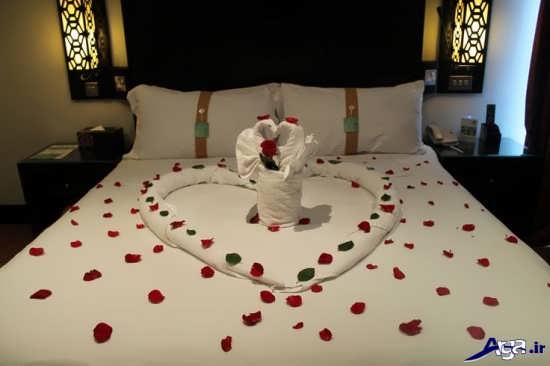 تزیین رمانتیک اتاق خواب عروس