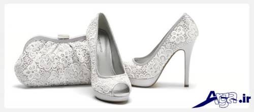 مدل کیف و کفش ست عروس 
