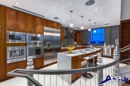 دکوراسیون داخلی آشپزخانه های مدرن در زیباترین خانه های جهان 