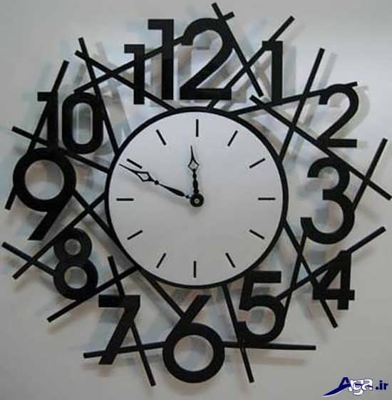 ساعت دیواری جدید با طرح عدد