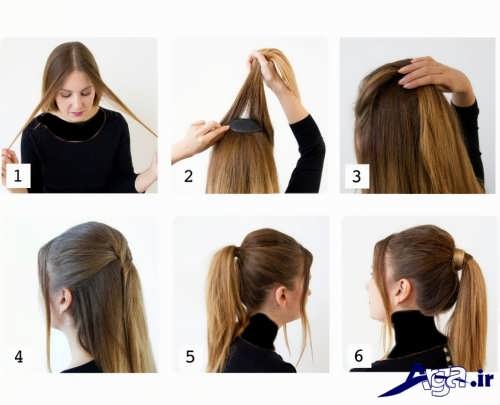آموزش بستن موها با روش های ساده 
