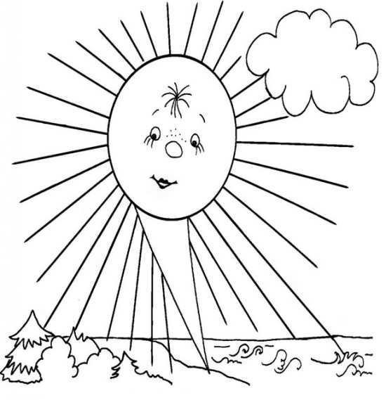 نقاشی خورشید با طرح های مختلف 