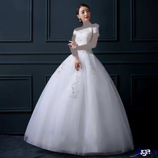 لباس عروس شیک کره ای 
