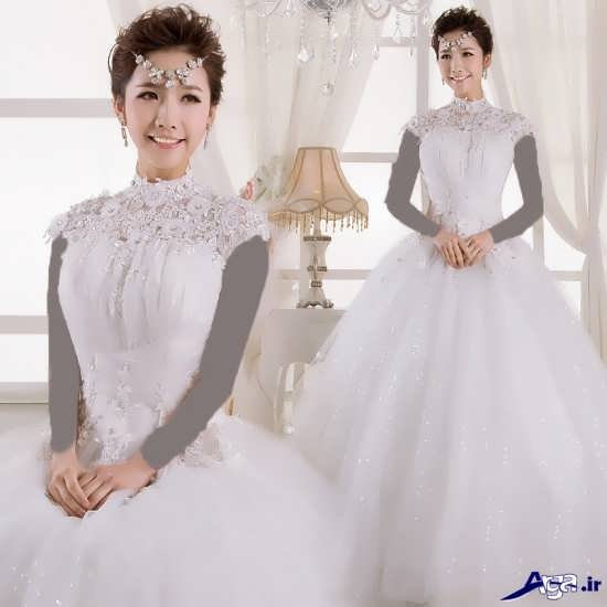 زیباترین و جدیدترین مدل لباس عروس کره ای