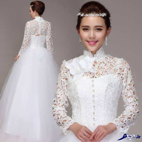 لباس عروس کره ای زیبا و جدید 