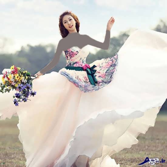 لباس عروس فانتزی کره ای 