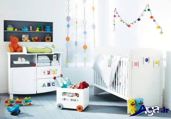 دیزاین اتاق نوزاد دختر و پسر با طراحی های زیبا و کاربردی 