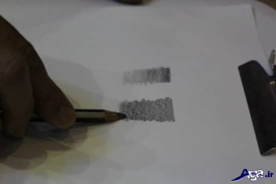 نقاشی ساده سیاه قلم