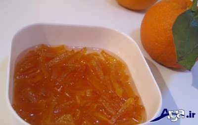 مربای پوست پرتقال خوشمزه و خوش طعم 