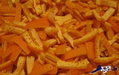 خلالی کردن پوست پرتقال 