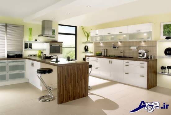 مدل دکوراسیون آشپزخانه با طراحی مدرن و زیبا 