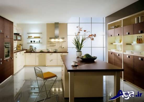 دکوراسیون زیبا و مدرن آشپزخانه 