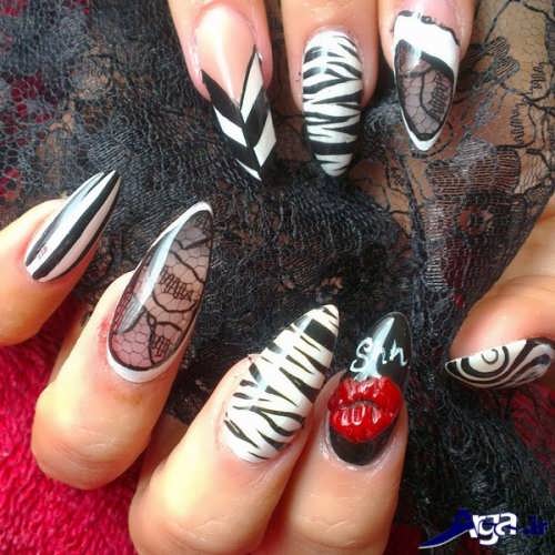 nail-designs-with-lace-fabric-10