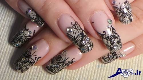 nail-designs-with-lace-fabric-18