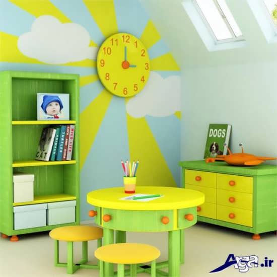 طراحی دکوراسیون داخلی اتاق خواب کودک 