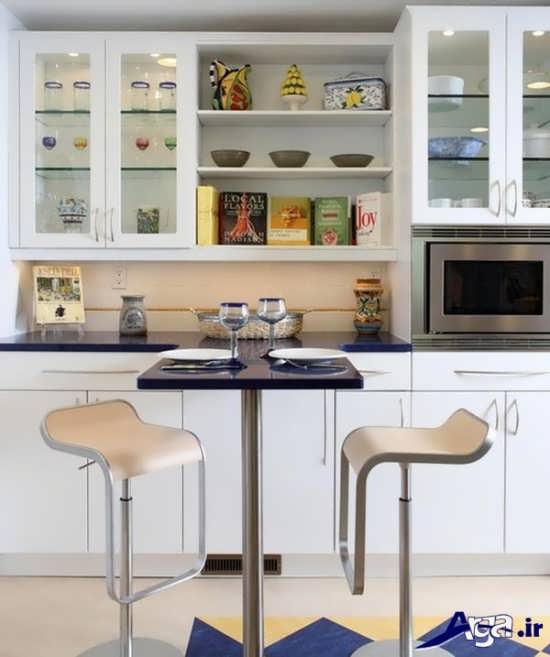 مدل کابینت شیشه ای آشپزخانه با طرح های مدرن و زیبا