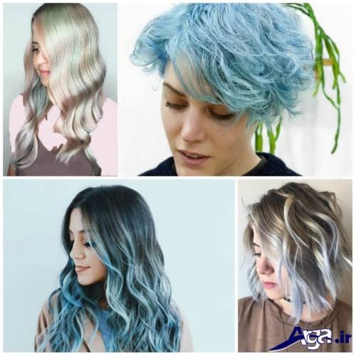 رنگ موهای آبی جینی سال 2017 
