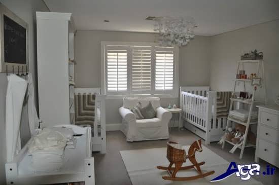 دکوراسیون مدرن و زیبا اتاق نوزاد 