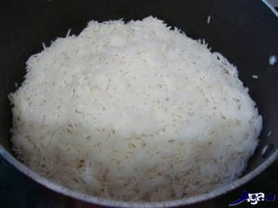 آبکش نمودن برنج