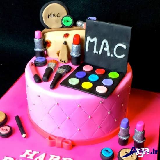 مپل کیک تولد دخترانه با تزیین فانتزی 