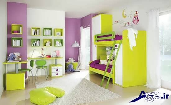 رنگ های زیبا و جذاب برای اتاق کودکان 