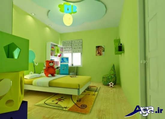 انواع رنگ های گرم و سرد برای اتاق کودک 