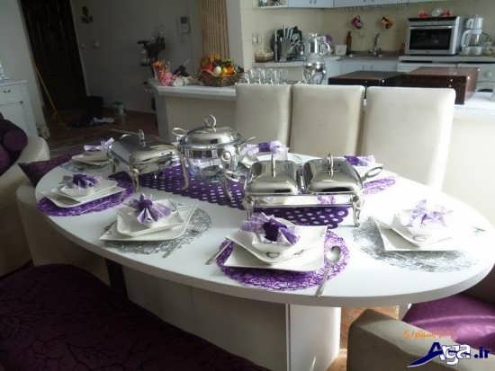 تزیین میز ناهار خوری عروس ایرانی