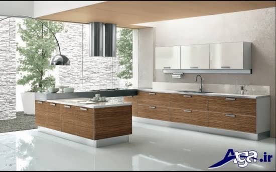 طراحی داخلی شیک و کاربردی برای آشپزخانه 