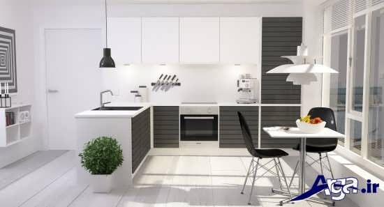طراحی داخلی آشپزخانه مدرن و متفاوت 